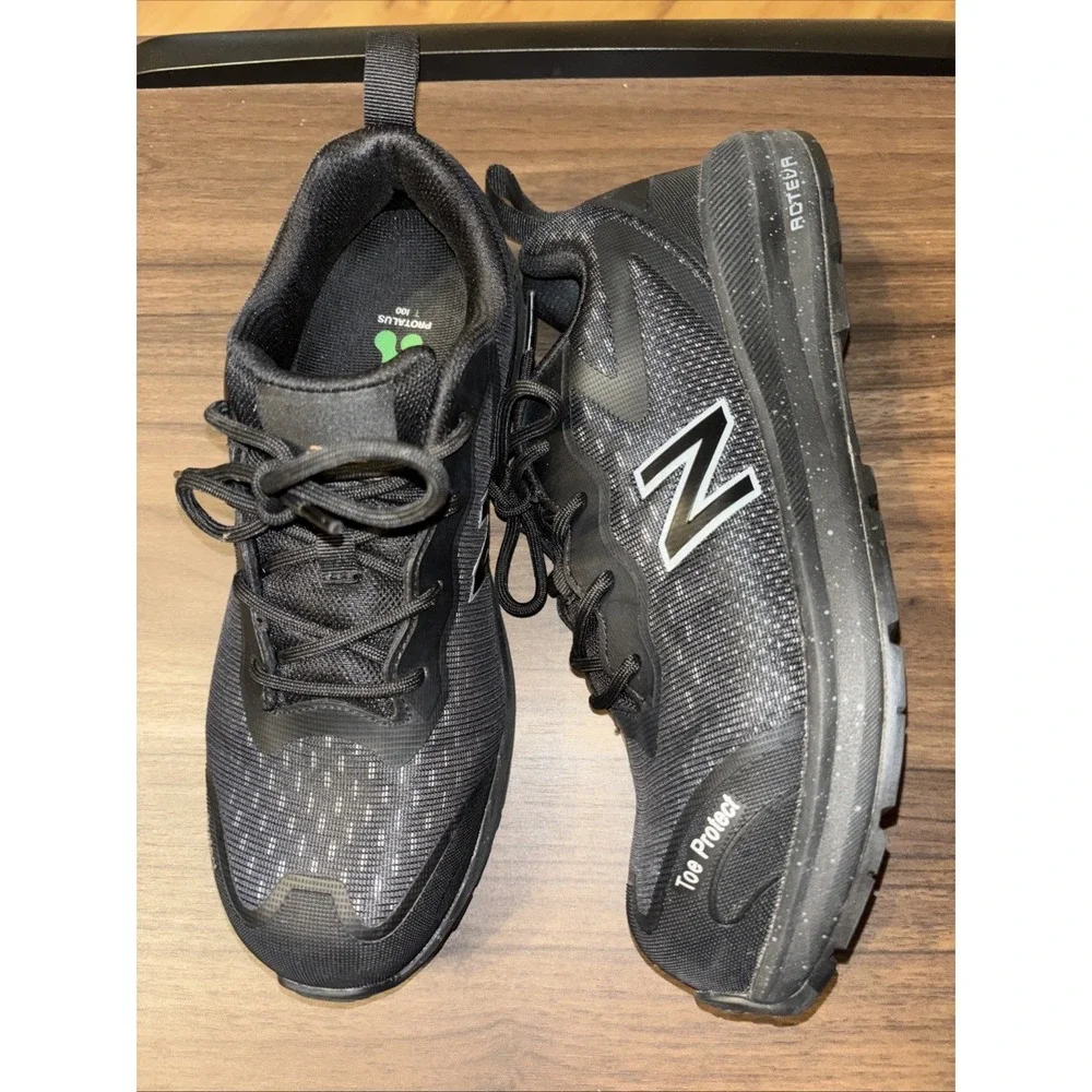 New Balance Men's 7.5 Composite Safety Toe Work Shoe MIDLOGIEHPR Black Sneaker